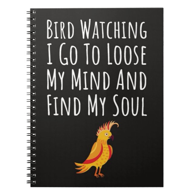 Birdwatching Gifts Birdwatcher Ornithologist Notizblock (Vorderseite)
