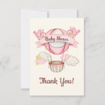 Birdy Balloon Pink Baby Dusche