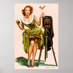 Birdy Button Up Poster