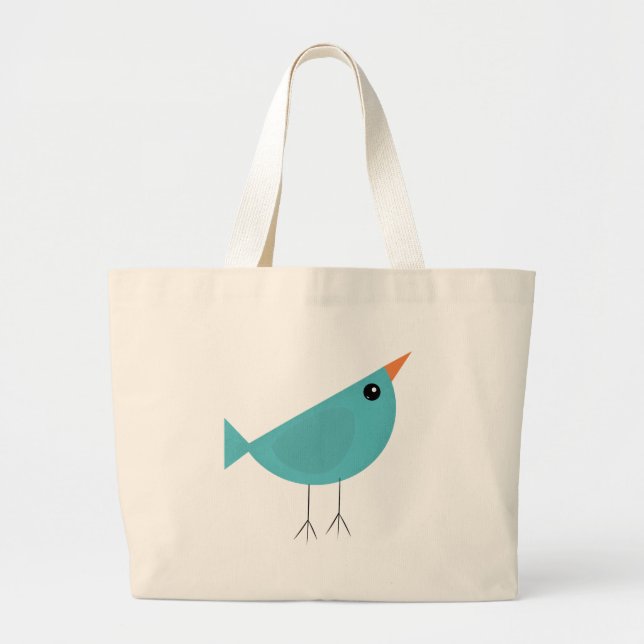 Birdy Jumbo Stoffbeutel (Vorne)