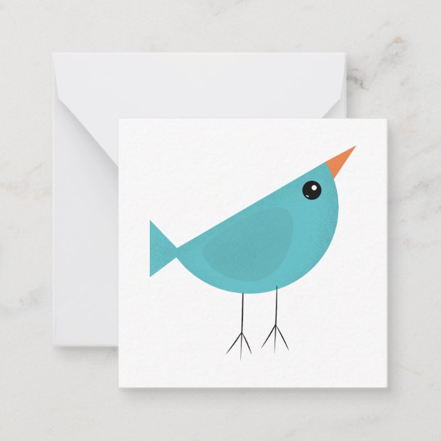 Birdy Mitteilungskarte (Vorderseite)