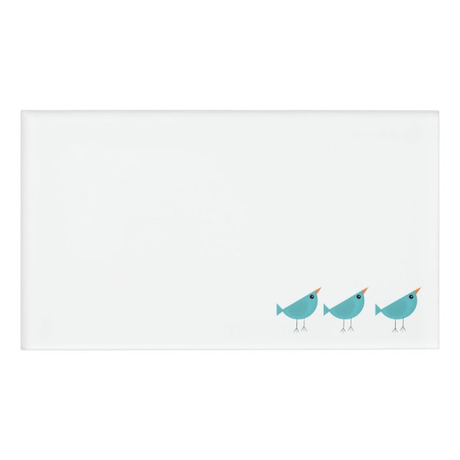 Birdy Namenschild (Vorderseite)