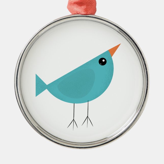 Birdy Ornament Aus Metall (Vorne)