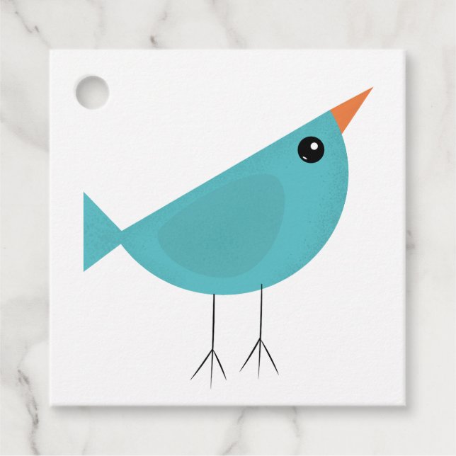 Birdy Playing Cards Geschenkanhänger (Vorderseite)