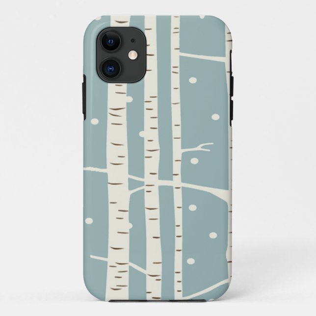 Birken-Baum iPhone Fall Case-Mate iPhone Hülle (Rückseite)