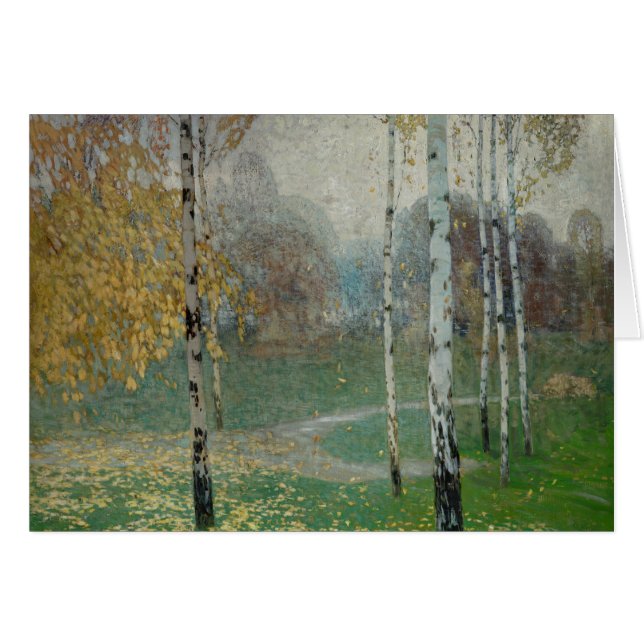 Birken-Bäume, 1904 (Öl auf Leinwand) (Vorderseite (Horizontal))