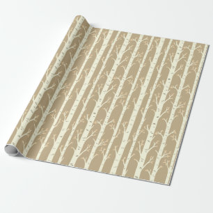 Birkenbäume Geschenkpapier