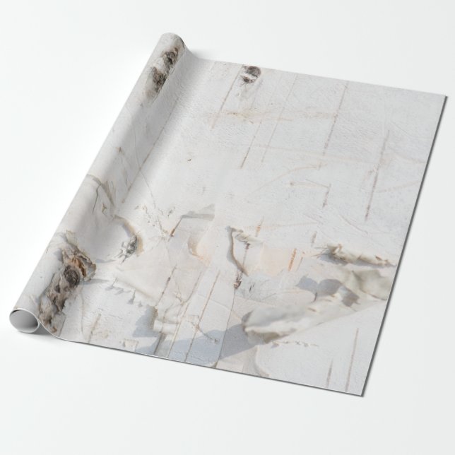 Birkenrinde Geschenkpapier (Ungerollt)