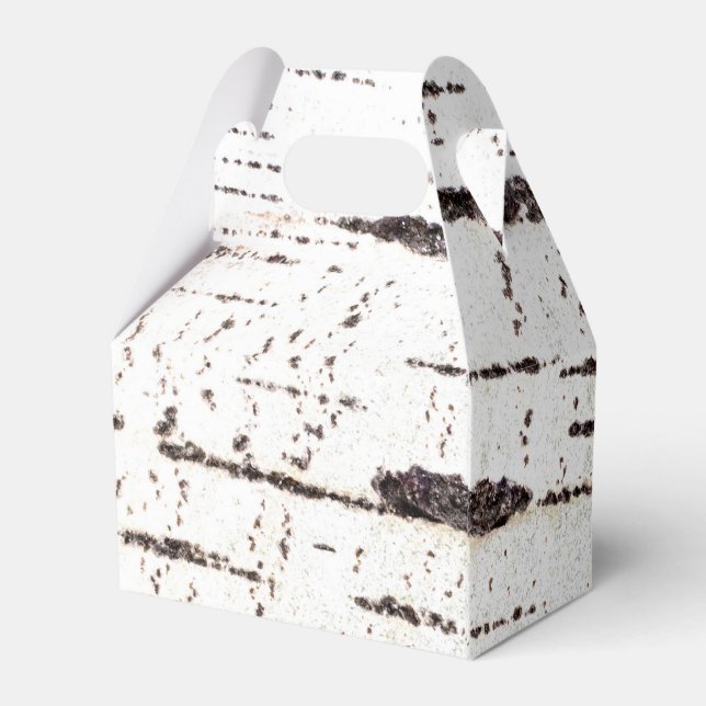 Birkenrinde Geschenkschachtel (Rückseite)