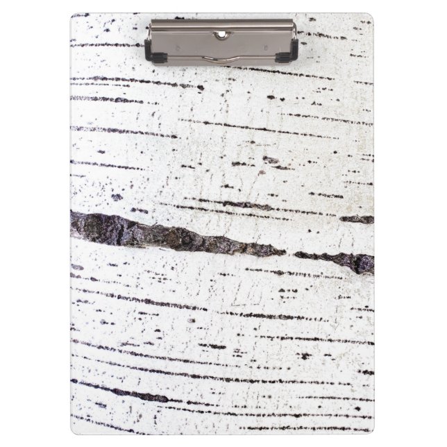 Birkenrinde Klemmbrett (Vorderseite)