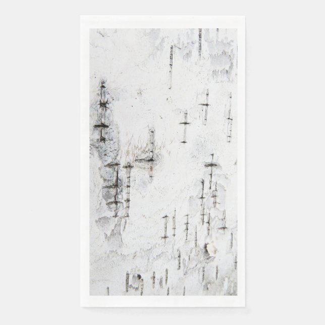 Birkenrinde Serviette (Vorderseite)