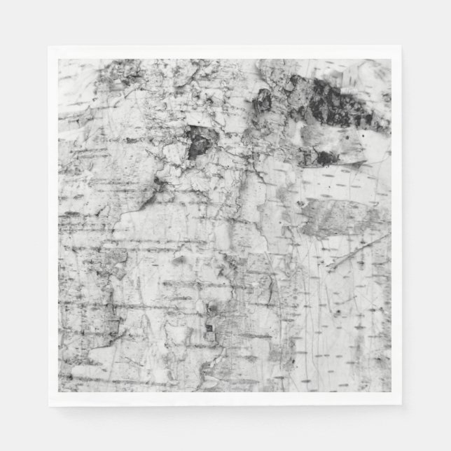 Birkenrinde Serviette (Vorderseite)