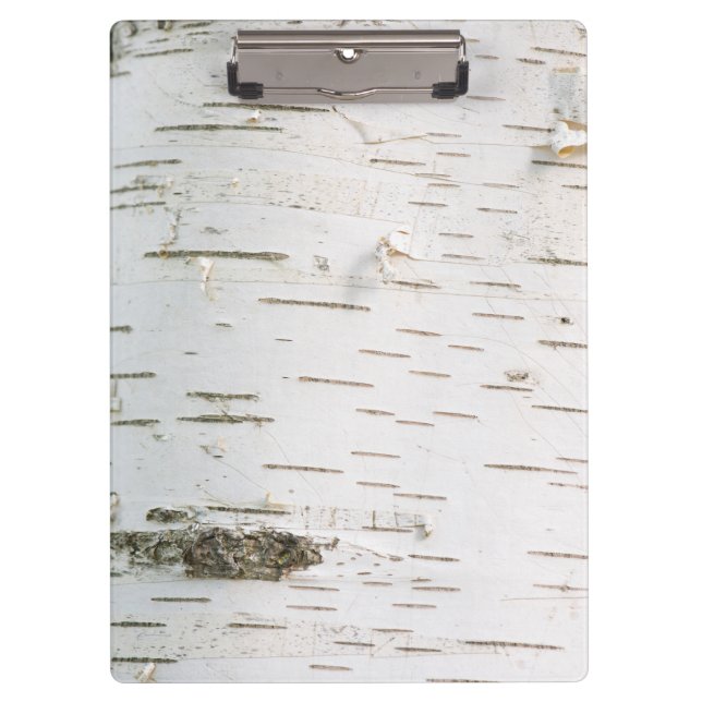 Birkenrindemuster Klemmbrett (Vorderseite)