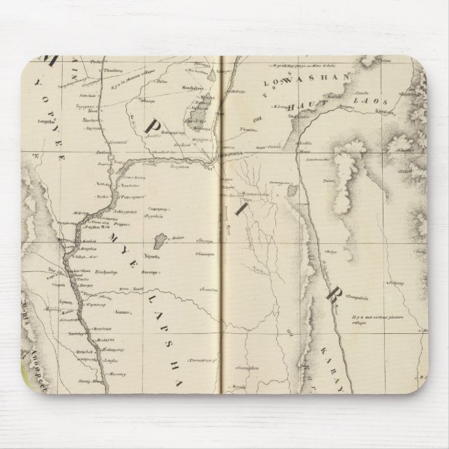 Birma, Asien 96 Mousepad (Vorne)