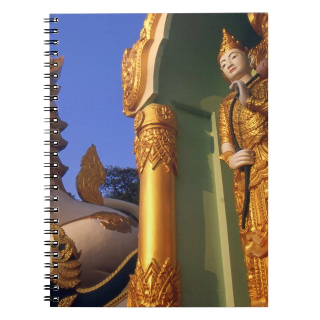 Birma (Myanmar), Rangun (Yangon) Tempel Notizblock (Vorderseite)