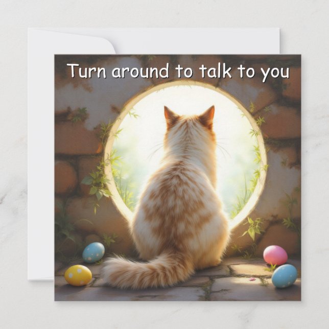 Birman Cat - Osterfeierkarte Feiertagskarte (Vorderseite)