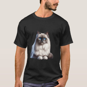 Birman Katzen-Shirt Katzen-Gesicht Süße Katzenlieb T-Shirt