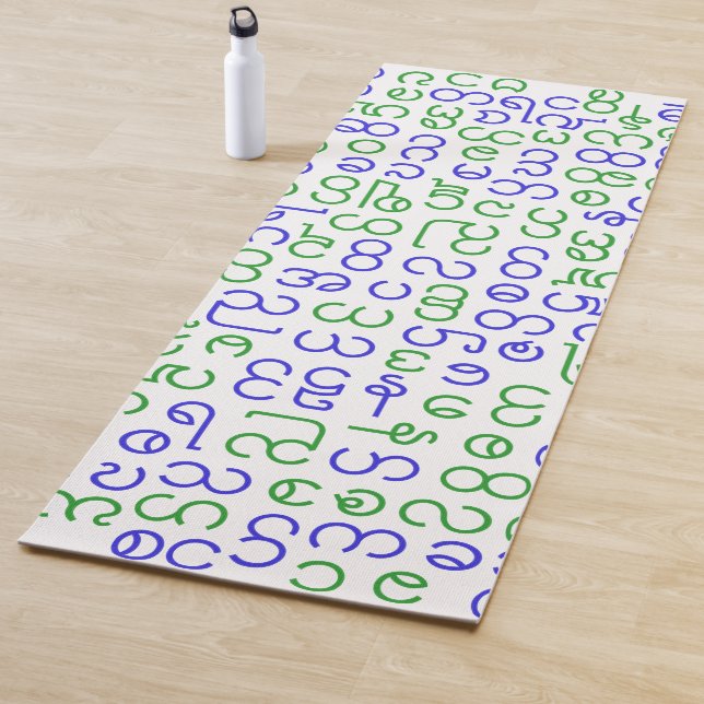 birmanisch yogamatte (Beispiel)