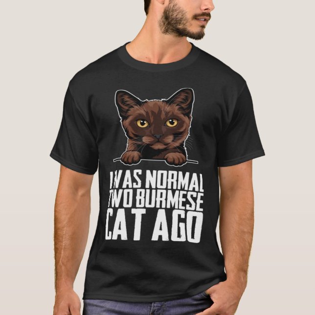 birmanische burmesische Katze birmanische Mutter T-Shirt (Vorderseite)