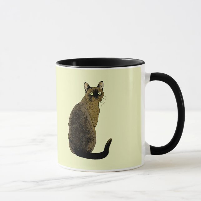 Birmanische Katze Tasse (Rechts)