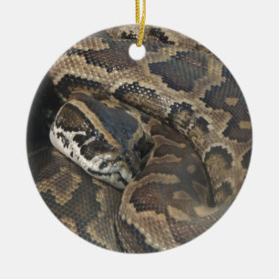 Birmanische Pythonschlange Keramik Ornament