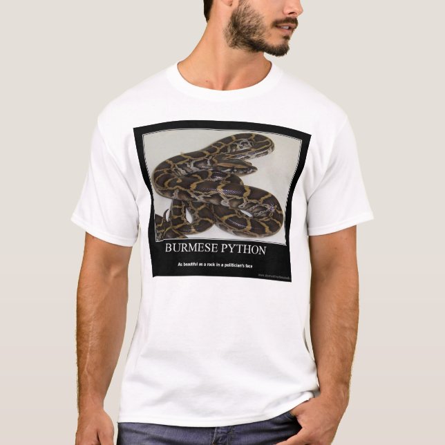 Birmanische Pythonschlange T-Shirt (Vorderseite)
