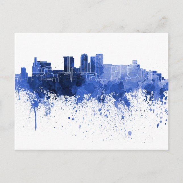 Birmingham AL skyline Postkarte (Vorderseite)