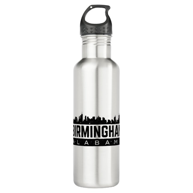 Birmingham Alabama Edelstahlflasche (Vorderseite)