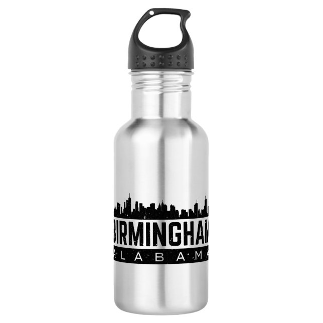 Birmingham Alabama Edelstahlflasche (Vorderseite)