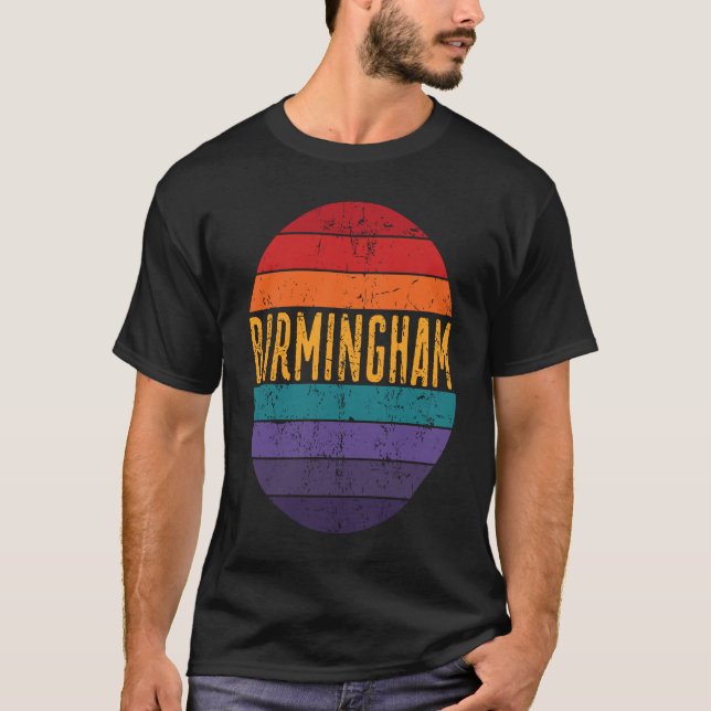 Birmingham Alabama Pazifikküste Sunset 5 Distanzen T-Shirt (Vorderseite)