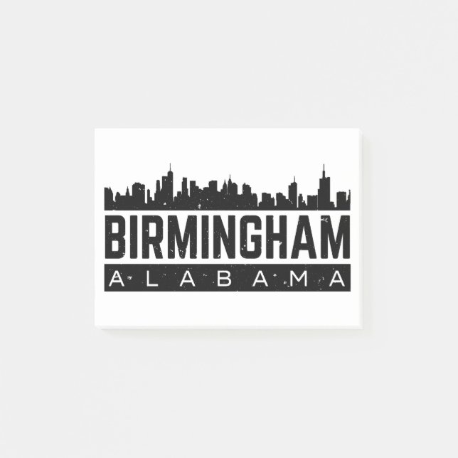 Birmingham Alabama Post-it Klebezettel (Vorderseite)