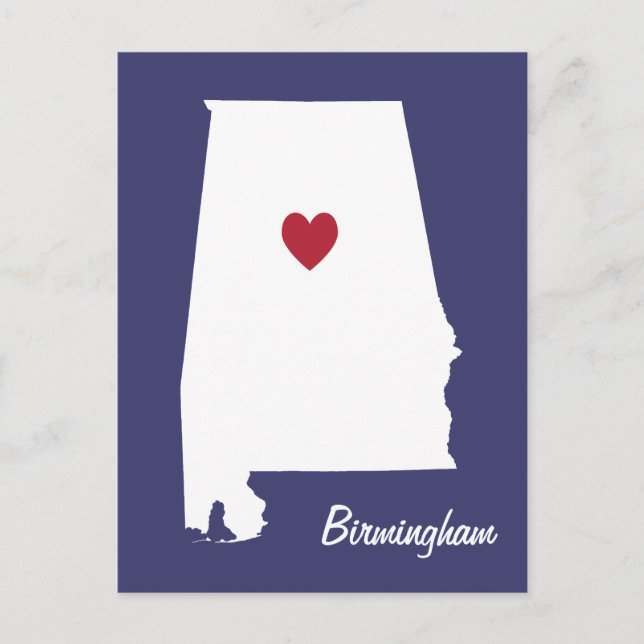 Birmingham Alabama Postcard Postkarte (Vorderseite)