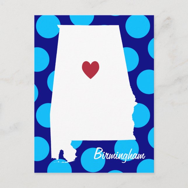 Birmingham Alabama Postcard Postkarte (Vorderseite)