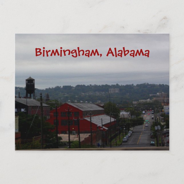 Birmingham, Alabama Postkarte (Vorderseite)