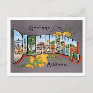 Birmingham Alabama Reise US Stadt Postkarte