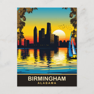 Birmingham Alabama, Reisen Postkarte