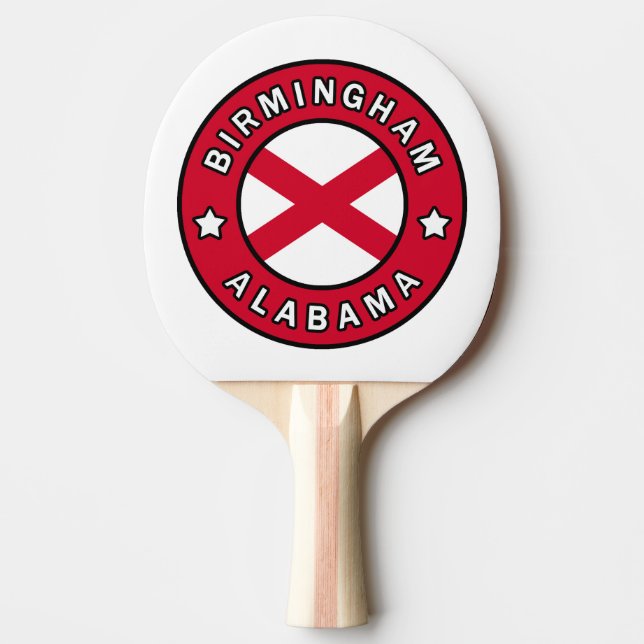Birmingham Alabama Tischtennis Schläger (Vorderseite)
