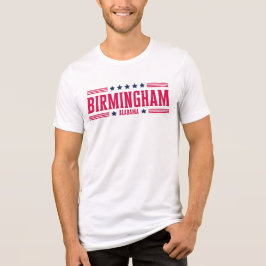 BIRMINGHAM ALABAMA US Flagge Tri-Blend Shirt