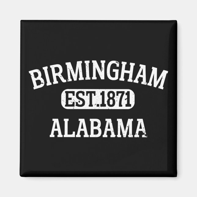 Birmingham Alabama Vintag Magnet (Vorne)