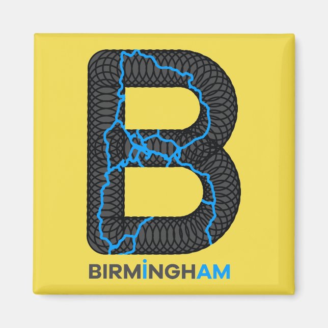 Birmingham Canals Magnet (Vorne)