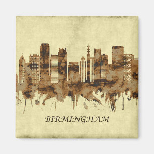 Birmingham England Stadtbild Magnet