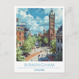 Birmingham England Travel Postkarte