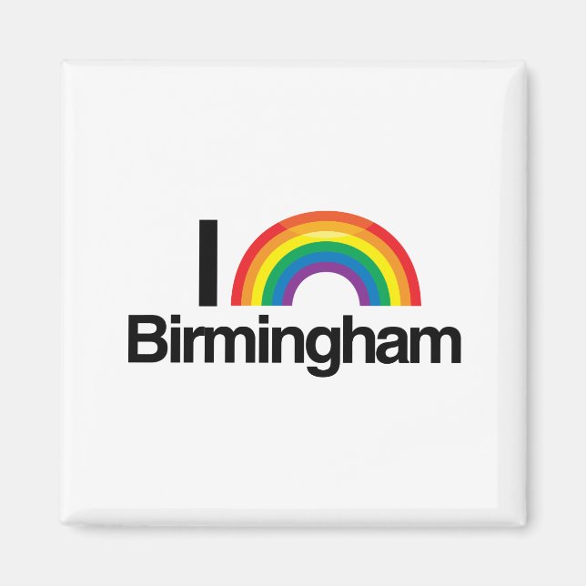 BIRMINGHAM - I LIEBE PRIDE -.png Magnet (Vorne)