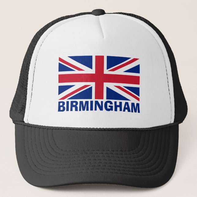 Birmingham in Blue Truckerkappe (Vorderseite)