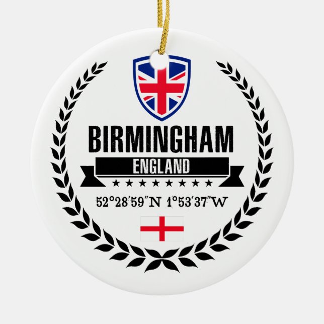 Birmingham Keramik Ornament (Vorne)