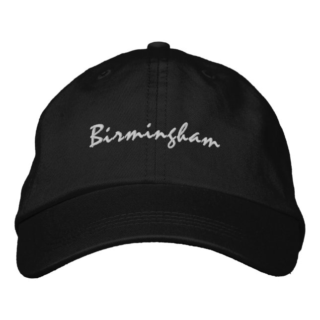 Birmingham Michigan bestickt Baseball Hat Bestickte Baseballkappe (Vorderseite)