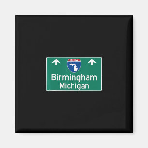 Birmingham Michigan Interstate Highway Urlaub So Magnet