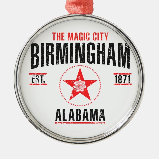 Birmingham Ornament Aus Metall (Vorne)