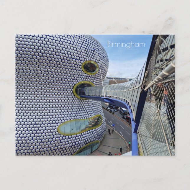 Birmingham Postkarte (Vorderseite)