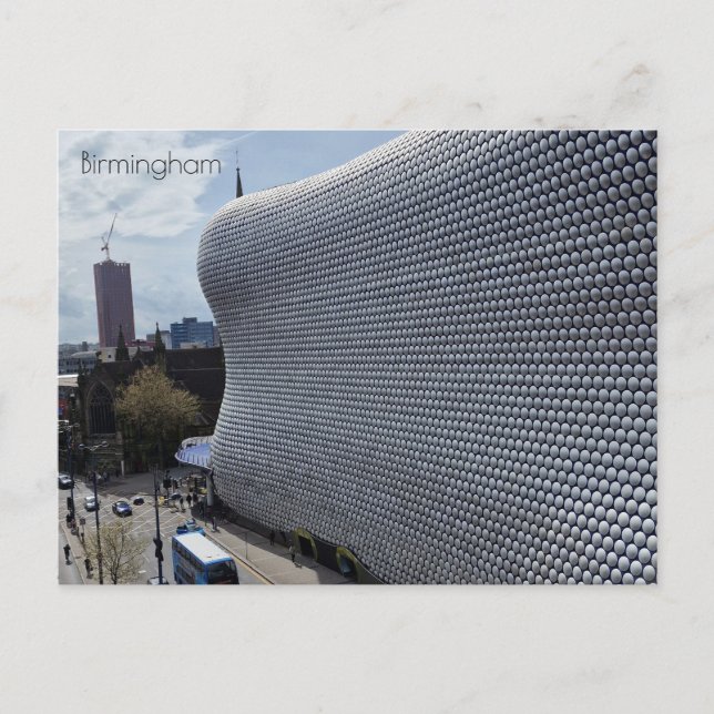 Birmingham Postkarte (Vorderseite)